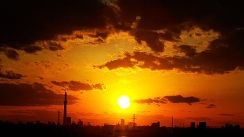 キレイな夕日・夕焼け 注目の空の写真 ウェザーニュース