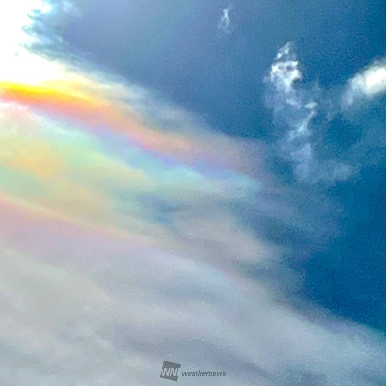 関東などで彩雲出現 注目の空の写真 ウェザーニュース