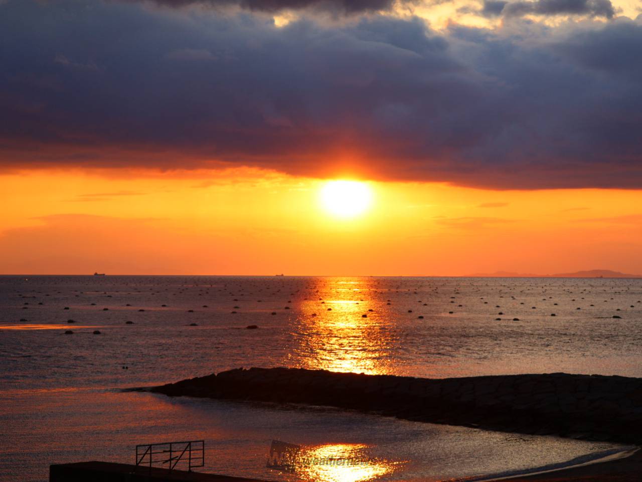 fiery-orange-sunset-sky-