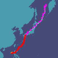 過去の台風データベース・2003年台風情報 ウェザーニュース