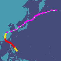 過去の台風データベース 1970年台風情報 ウェザーニュース