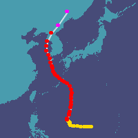 過去の台風データベース 1970年台風情報 ウェザーニュース