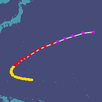 過去の台風データベース・1974年台風情報 ウェザーニュース