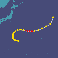 過去の台風データベース・1974年台風情報 ウェザーニュース