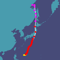 過去の台風データベース・1981年台風情報 ウェザーニュース