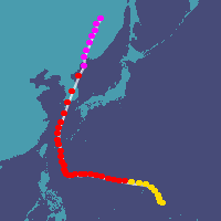 過去の台風データベース・1987年台風情報 ウェザーニュース