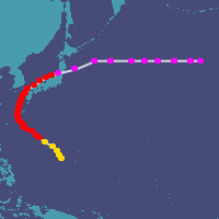 過去の台風データベース・1991年台風情報 ウェザーニュース