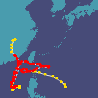 過去の台風データベース・1991年台風情報 ウェザーニュース