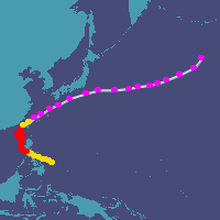 過去の台風データベース・1995年台風情報 ウェザーニュース