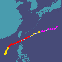 過去の台風データベース・1996年台風情報 ウェザーニュース