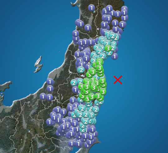 市 震度 いわき 宮城県沖の地震 2022年3月17日21時30分頃発生