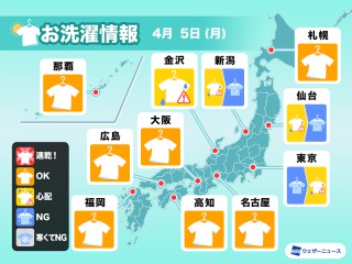 東京など関東は気温上がらず だんだんと下がる予想 服装選びに注意 ウェザーニュース