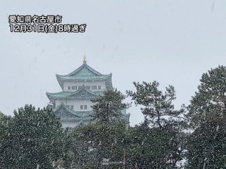 宇都宮や静岡などで初雪を観測 本州では残りは大阪と銚子のみ