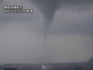 奈良県で1時間に約100mmの猛烈な雨 記録的短時間大雨情報