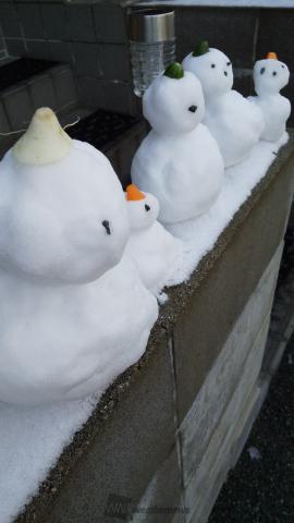 雪だるま完成 注目の空の写真 ウェザーニュース
