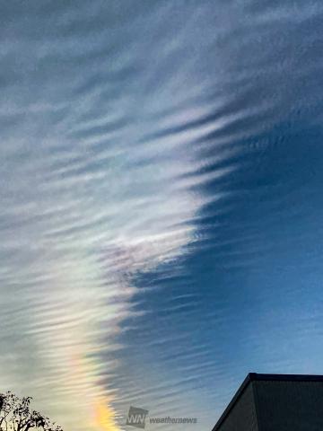 シマシマ模様の雲 注目の空の写真 ウェザーニュース