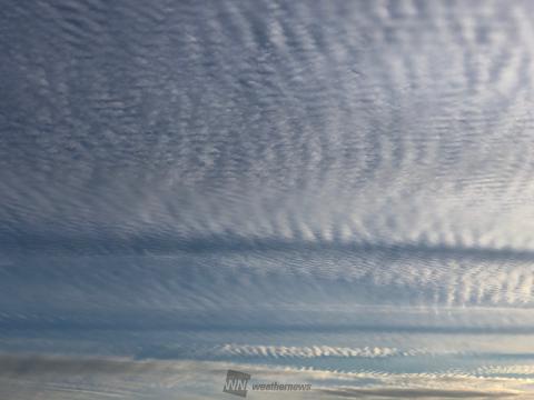 シマシマ模様の雲 注目の空の写真 ウェザーニュース