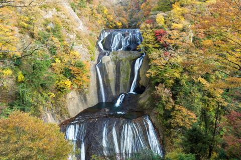 袋田の滝の紅葉情報 22 ウェザーニュース