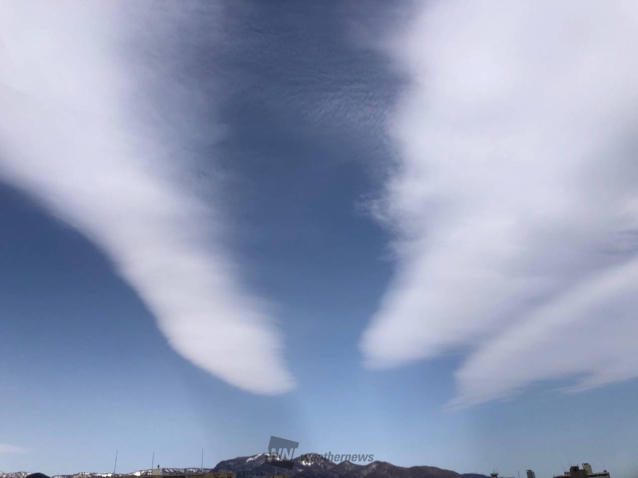 札幌周辺でおもしろ雲 注目の空の写真 ウェザーニュース