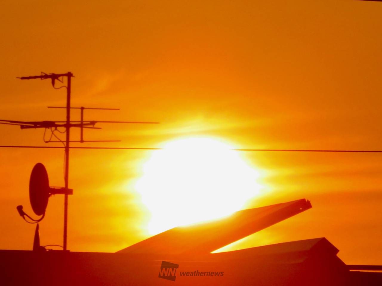 最新の激安 夕焼けタイム 注目の空の写真 ウェザーニュース ピアス