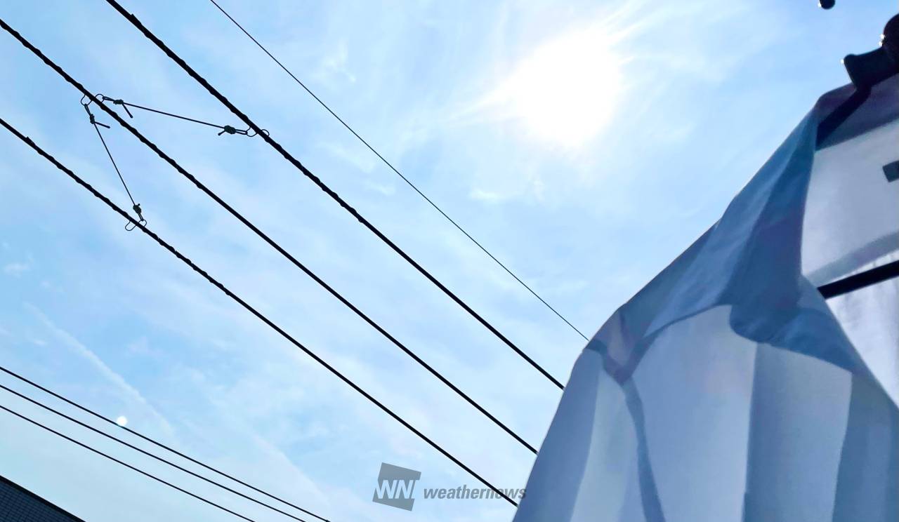 全国的に洗濯日和 注目の空の写真 ウェザーニュース