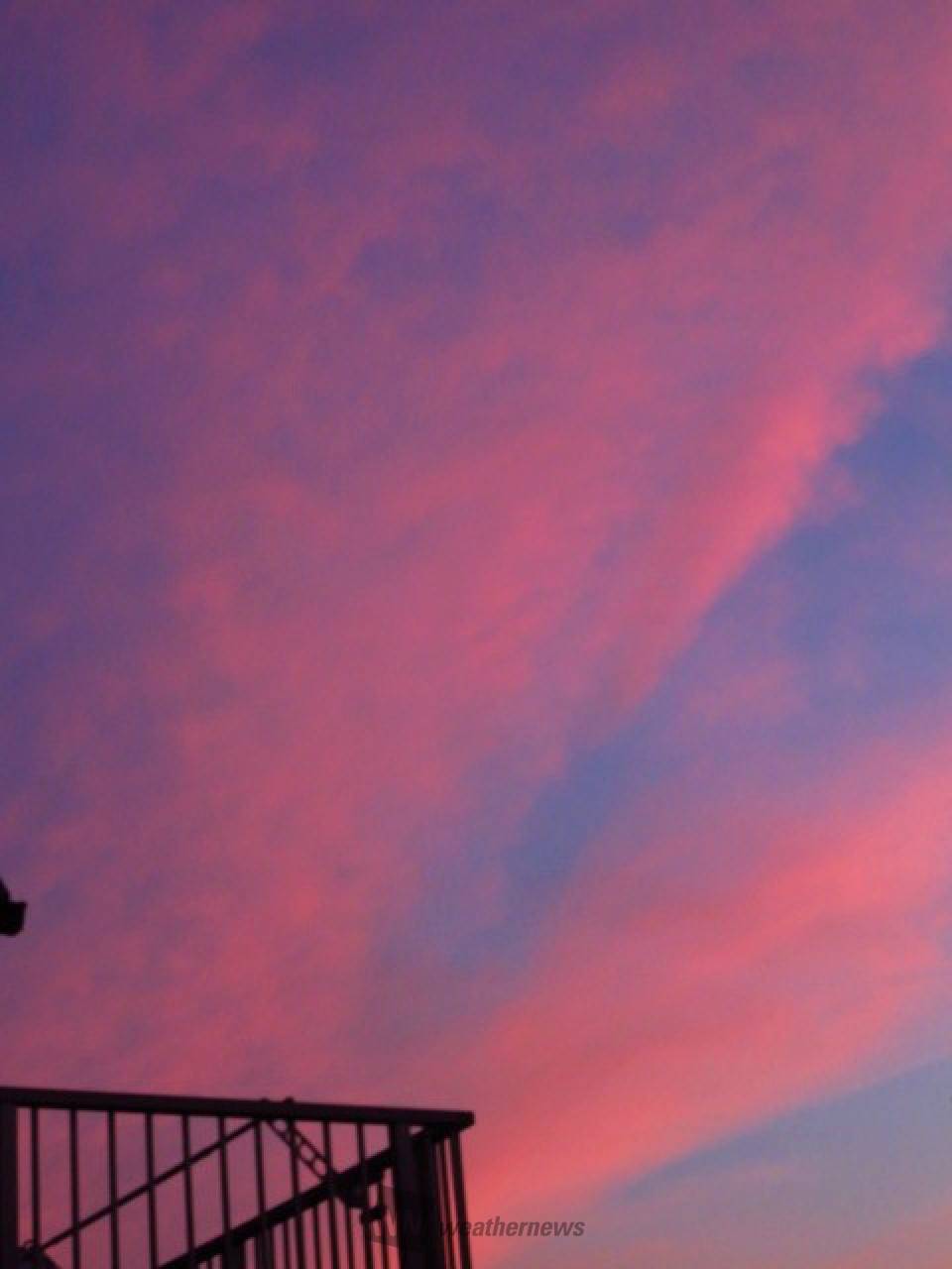 夕焼けタイム 注目の空の写真 ウェザーニュース