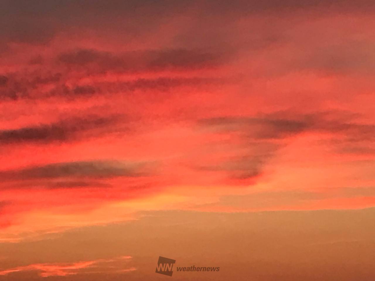 夕焼けタイム 注目の空の写真 ウェザーニュース
