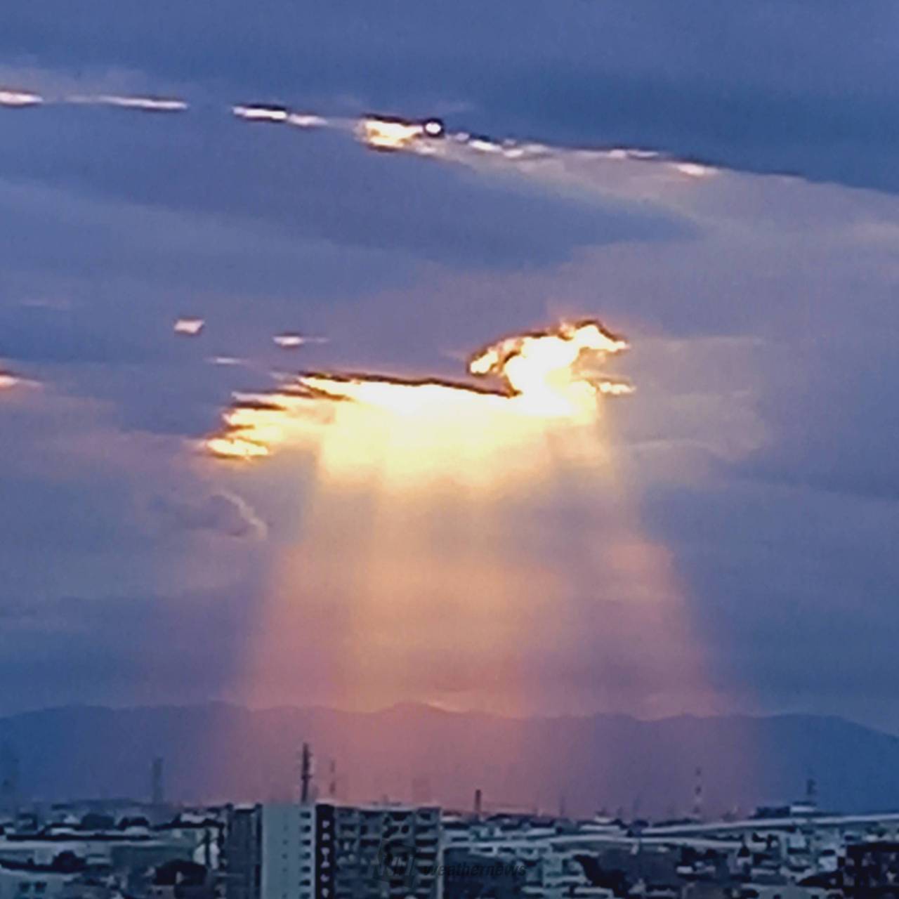 天使の梯子」が出現 注目の空の写真 ウェザーニュース