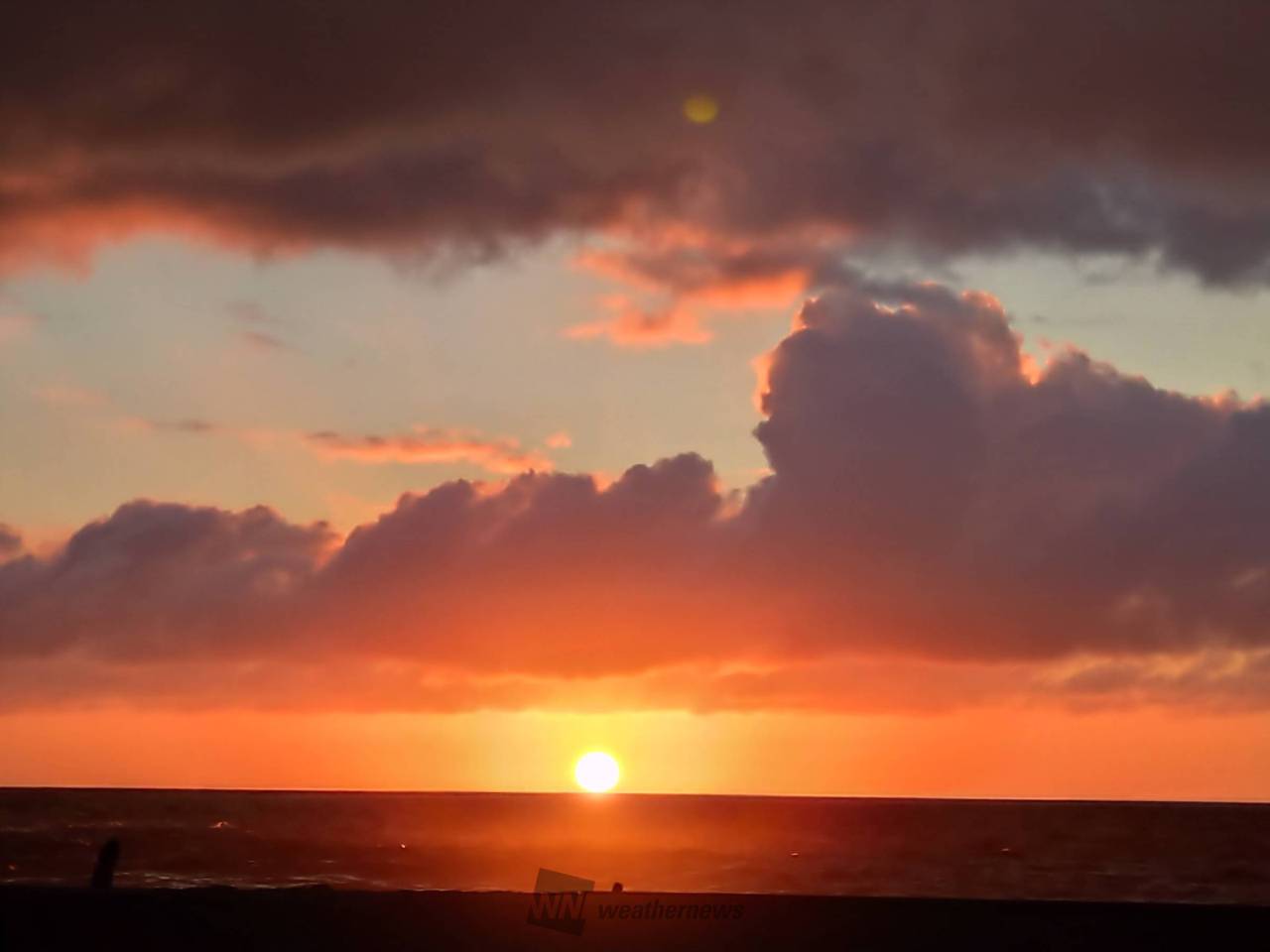 夕焼けに染まる空 注目の空の写真 ウェザーニュース