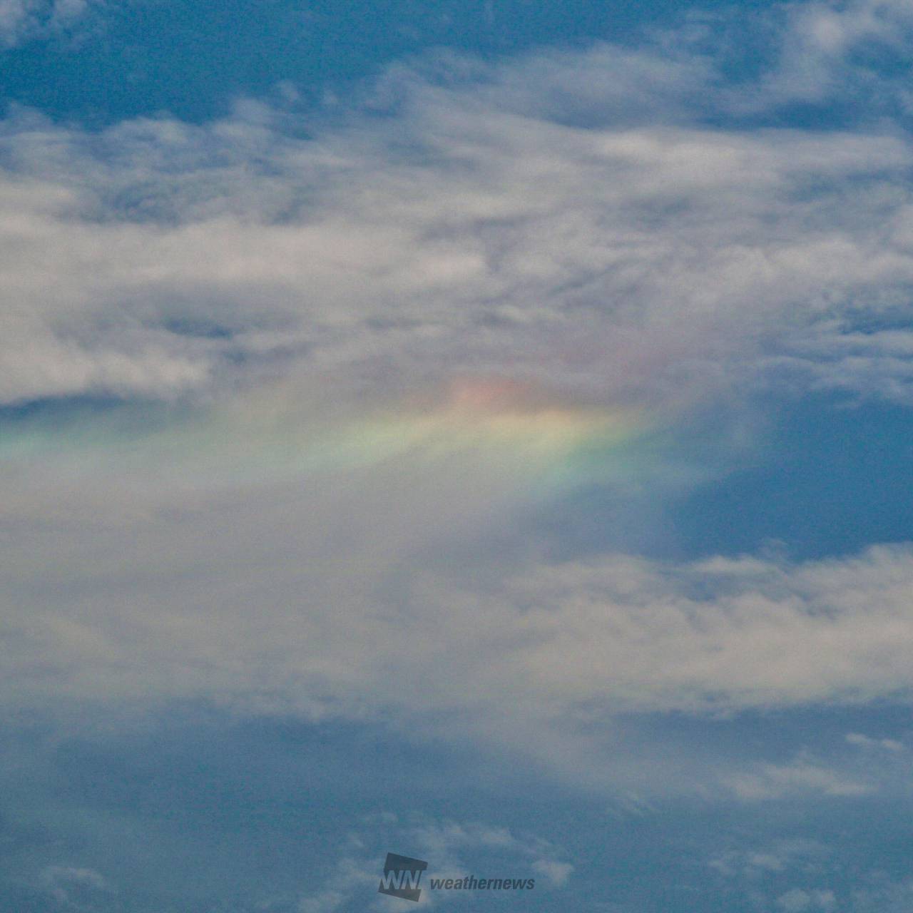 パステルに輝く雲 注目の空の写真 ウェザーニュース