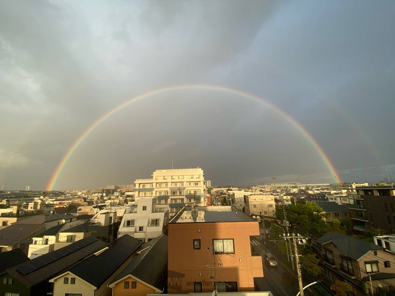 関東や東海で朝虹が出現 注目の空の写真 ウェザーニュース