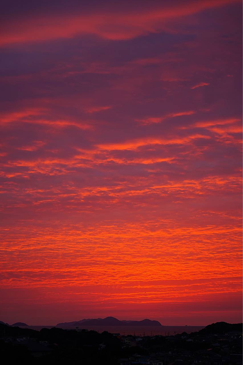 本日の夕空 注目の空の写真 ウェザーニュース