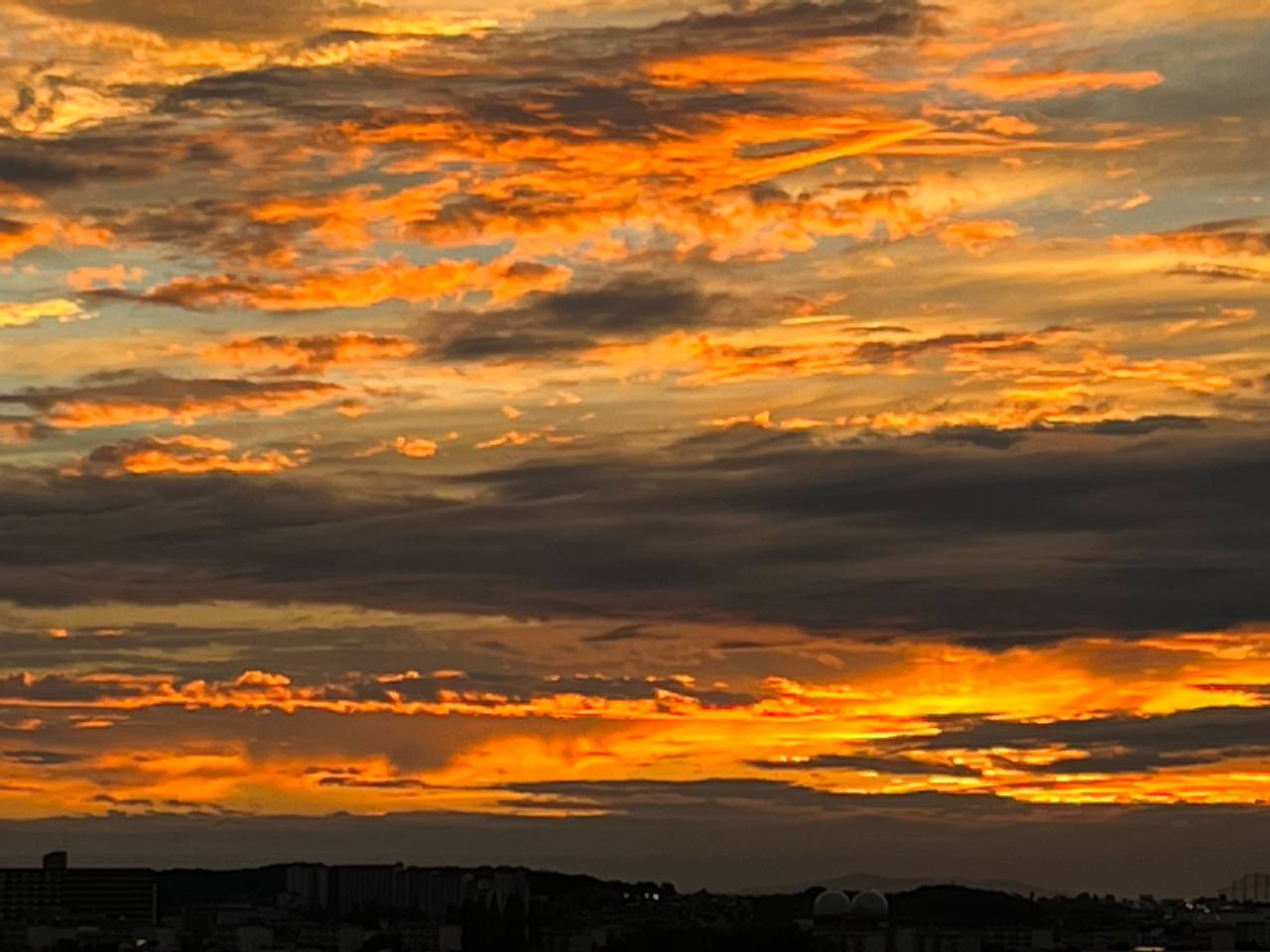 本日の夕空 注目の空の写真 ウェザーニュース