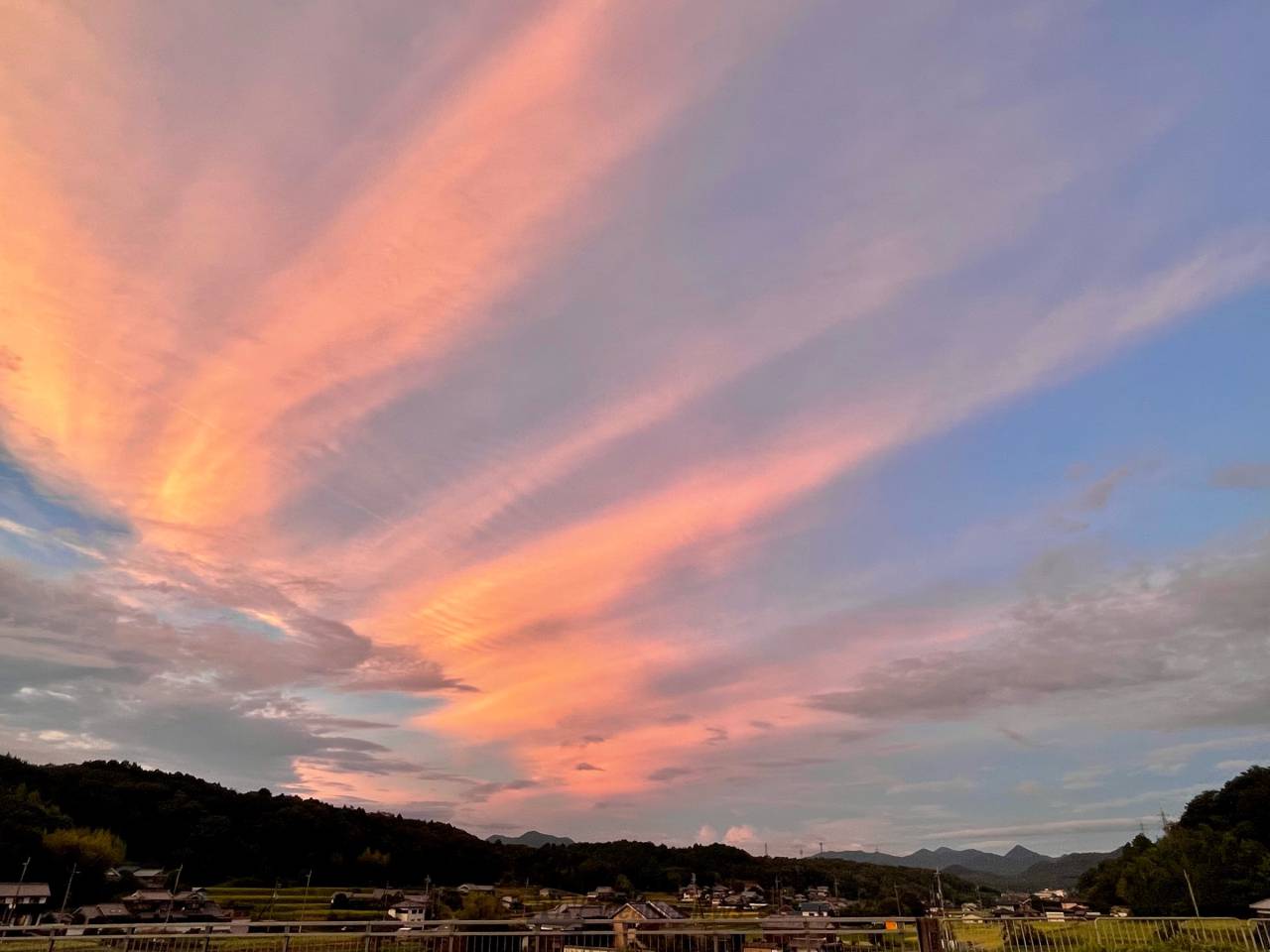本日の夕空 注目の空の写真 ウェザーニュース