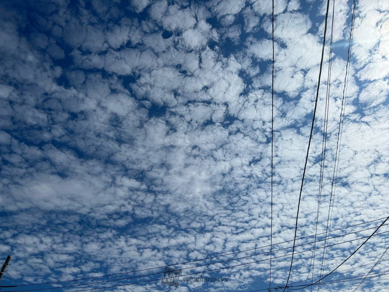 秋らしい雲が広がる 注目の空の写真 ウェザーニュース