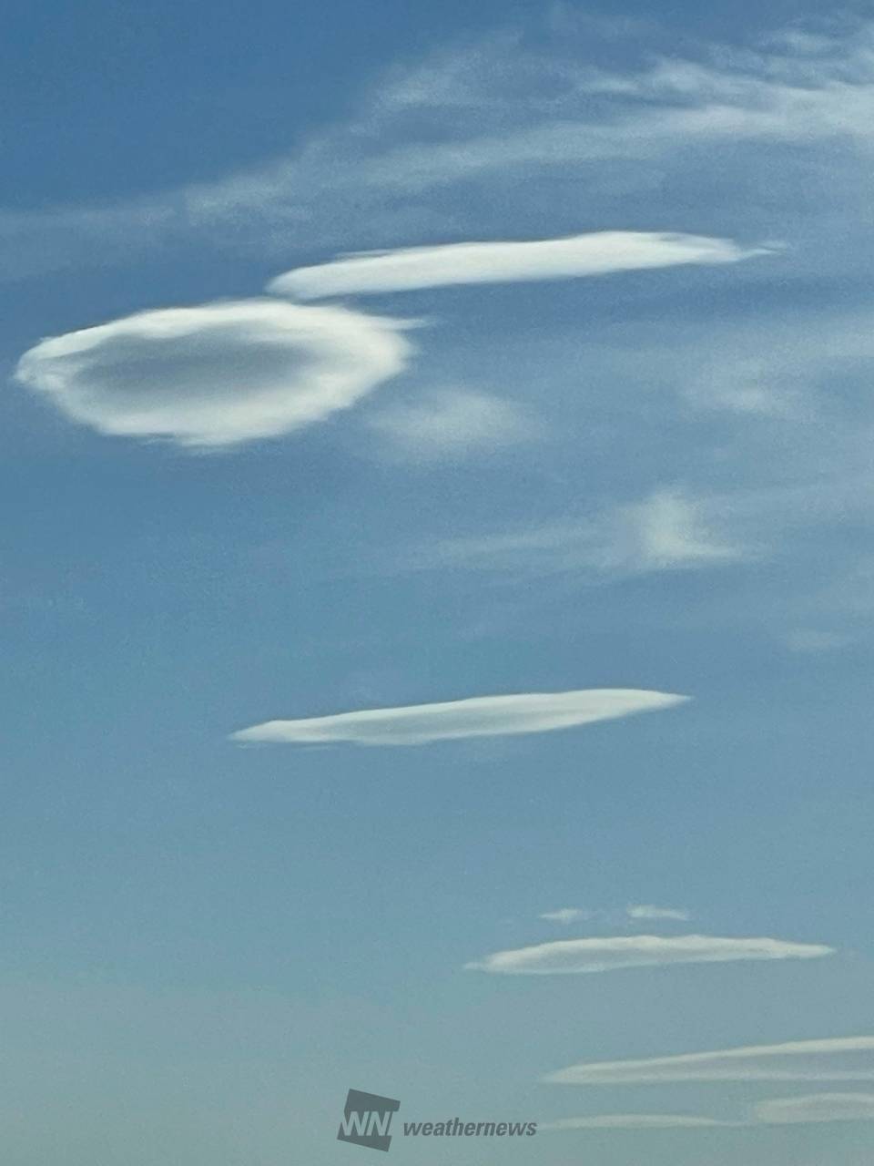雲の顔 関東にUFOみたいな雲 注目の空の写真 ウェザーニュース