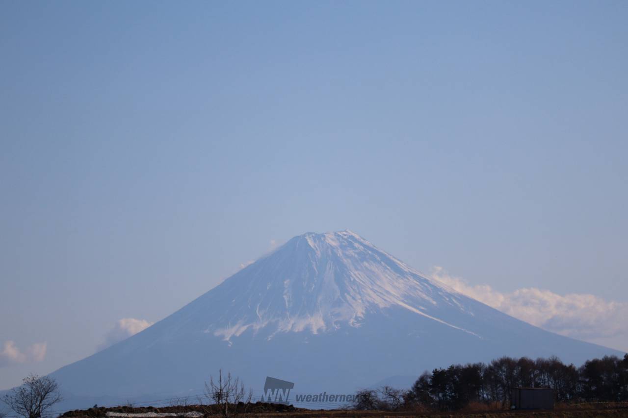 雄大な富士山 注目の空の写真 ウェザーニュース