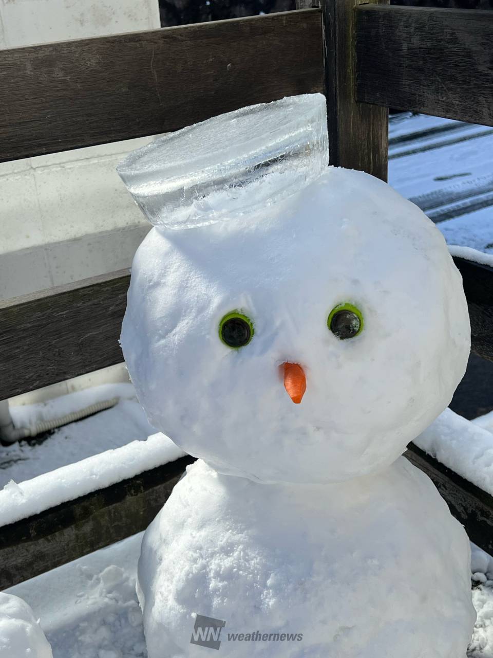 作ってみた！雪だるま 注目の空の写真 ウェザーニュース
