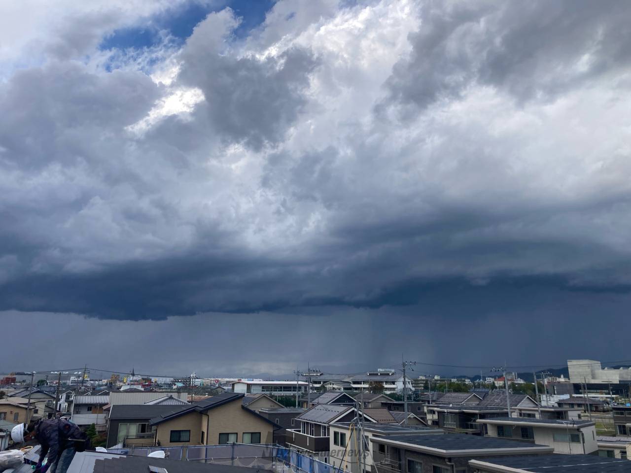 関東などで激しい雷雨 アーチ雲が出現 注目の空の写真 ウェザーニュース
