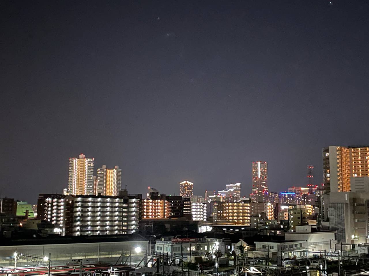 特に大きな変化もなく、天気の良い夜空♪ | 神奈川県横浜市神奈川区 | ペリー | ウェザーニュース