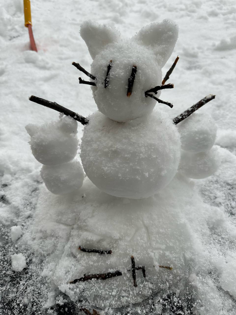 雪だるま作ったよ～ 注目の空の写真 ウェザーニュース
