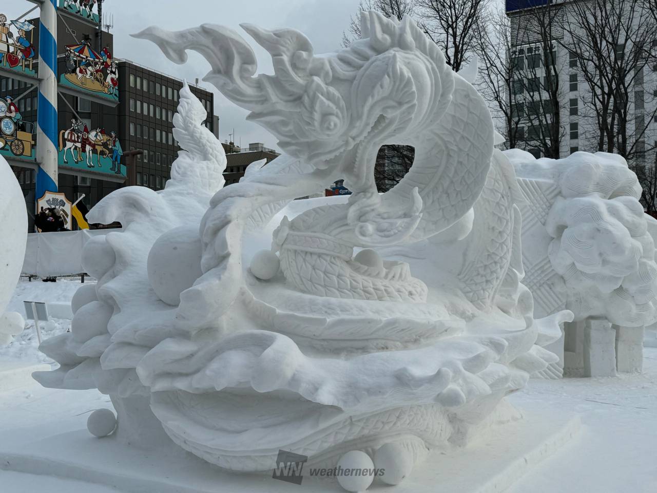 最終日】さっぽろ雪まつり 注目の空の写真 ウェザーニュース