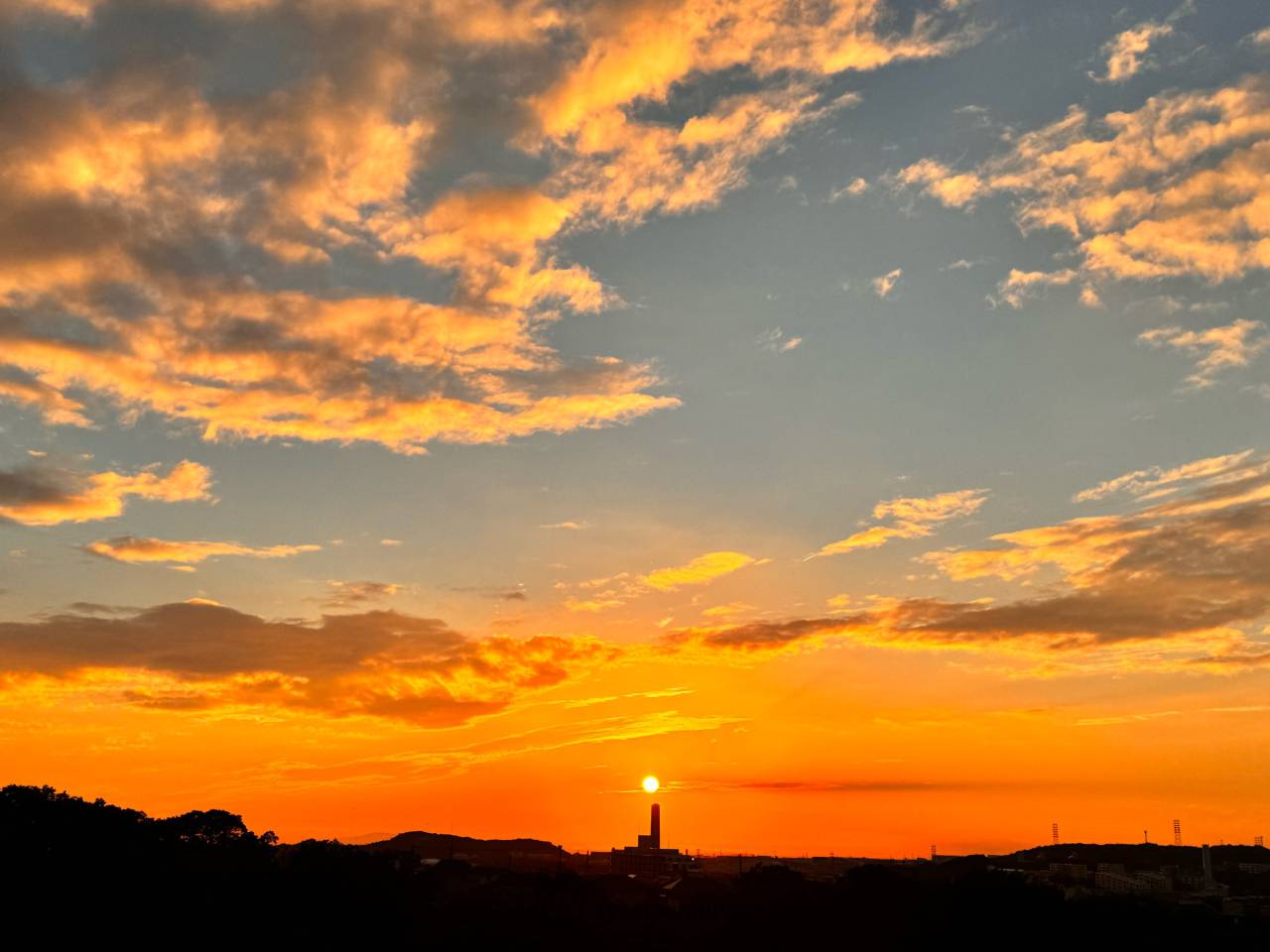夕日・夕焼け写真館 注目の空の写真 ウェザーニュース