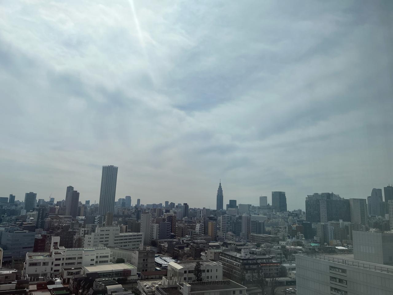 薄曇りの空。たま...