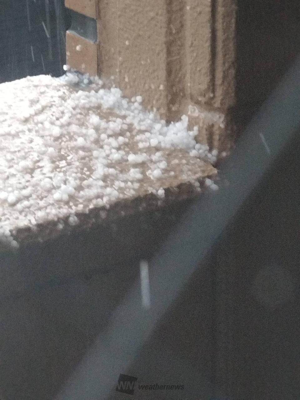 関東でヒョウやアラレ 注目の空の写真 ウェザーニュース