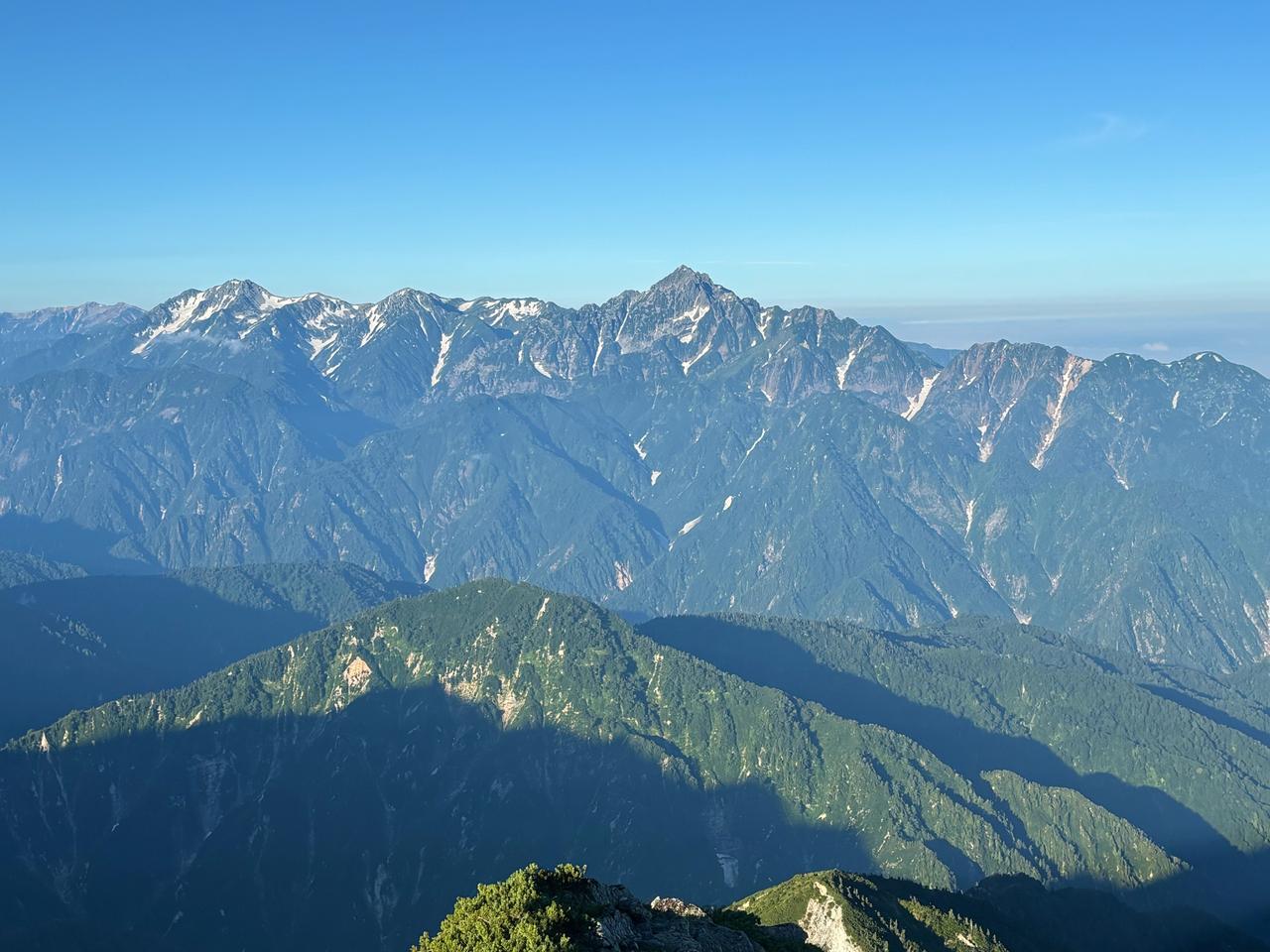 不帰嶮より立山・剱...
